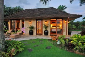 บ้านสวนรีสอร์ทประดับหินหรูสไตล์บาหลี