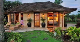 บ้านสวนรีสอร์ทประดับหินหรูสไตล์บาหลี