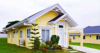บ้านแนวคอทเทจสีเหลืองแซมขาว น่ารักได้ใจ