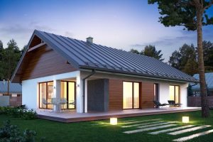 บ้านสวยโมเดิร์นด้วยดีเทลไม้เก๋ ๆ ด้านนอก