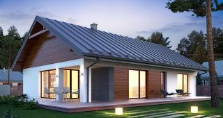 บ้านสวยโมเดิร์นด้วยดีเทลไม้เก๋ ๆ ด้านนอก