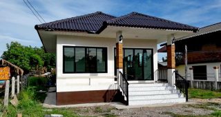 รีวิว ปลูกบ้านชั้นเดียว แนวรีสอร์ท พื้นที่ใช้สอย 60 ตร.ม. งบประมาณ 840,000 บาท