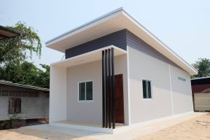 รีวิว บ้านชั้นเดียวสไตล์โมเดิร์น พื้นที่ใช้สอย 41 ตร.ม. งบประมาณ 259,000 บาท