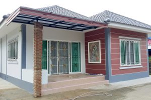 รีวิว ปลูกบ้านชั้นเดียว แนวร่วมสมัย 2 ห้องนอน 2 ห้องน้ำ งบประมาณ 850,000 บาท
