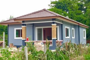 รีวิว บ้านชั้นเดียว แนวร่วมสมัย พื้นที่ใช้สอย 89 ตร.ม. งบประมาณ 800,000 บาท