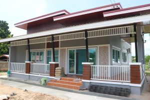รีวิว บ้านโมเดิร์น หลังคาเพิงแหงน 3 ห้องนอน 2 ห้องน้ำ งบประมาณ 1.48 ลบ.