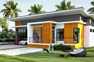 บ้านโมเดิร์นชั้นเดียวสำหรับครอบครัวทันสมัย