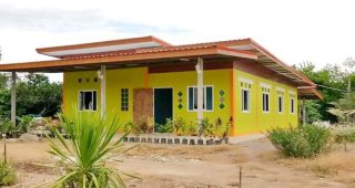 รีวิว บ้านโมเดิร์นชั้นเดียว สีสันสดใส งบประมาณรวม 7 แสนกว่าๆ