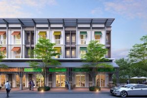 เมทโทร บิซทาวน์ บางบัวทอง Metro BizTown Bangbuathong อาคารพาณิชย์ 3.5 ชั้น สไตล์ยุโรป