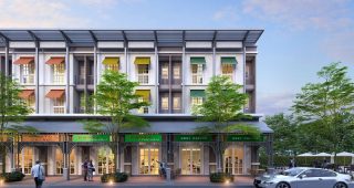 เมทโทร บิซทาวน์ บางบัวทอง Metro BizTown Bangbuathong อาคารพาณิชย์ 3.5 ชั้น สไตล์ยุโรป