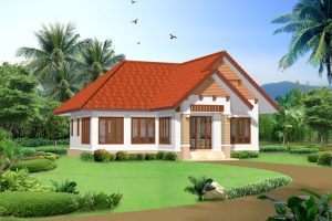 บ้านชั้นเดียวแต่งสวยอารมณ์ทรอปิคอลรีสอร์ท