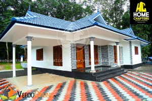 บ้านชั้นเดียวพื้นที่กว้างโปร่งแต่งสวยโดดเด่น