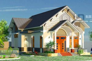 บ้านสวยสง่า ออกแบบประตูหน้าเปิดกว้างดูหรู