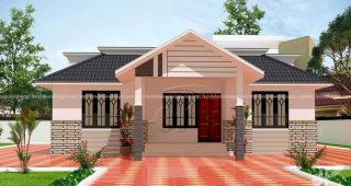 บ้านหน้ากว้างสวยสง่าขนาด 3 ห้องนอน