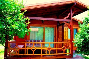 บ้านไม้โฮมสเตย์กลางสวนผลไม้ สดชื่นน่าพักผ่อน