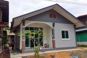 รีวิว ปลูกบ้านเกษตรกำแพงเพชร พื้นที่ใช้สอย 70 ตร.ม. งบประมาณก่อสร้าง 6 แสนกว่าบาท