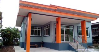 รีวิว ปลูกบ้านโมเดิร์นชั้นเดียว ยกพื้น พื้นที่ใช้สอย 97 ตร.ม. งบประมาณ 930,000 บาท