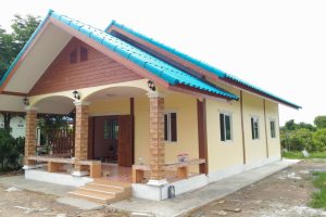 รีวิว บ้านชั้นเดียว สไตล์ชนบท พื้นที่ใช้สอย 75 ตร.ม. งบประมาณ 510,000 บาท