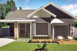 บ้านโมเดิร์นดีไซน์อเมริกันทันสมัยภายในมี 3 ห้องนอน