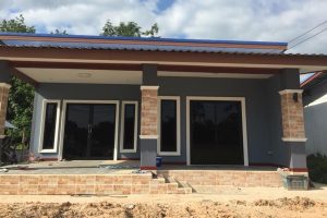 รีวิว ปลูกบ้านโมเดิร์นชั้นเดียว พื้นที่ใช้สอย 112 ตร.ม. งบประมาณ 630,000 บาท
