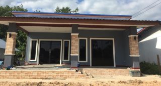 รีวิว ปลูกบ้านโมเดิร์นชั้นเดียว พื้นที่ใช้สอย 112 ตร.ม. งบประมาณ 630,000 บาท