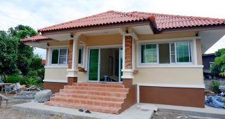 รีวิว บ้านชั้นเดียว แนวทรอปิคอล พื้นที่ใช้สอย 98 ตร.ม. งบประมาณ 850,000 บาท