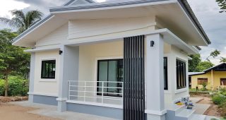 รีวิว บ้านโมเดิร์นชั้นเดียว พื้นที่ใช้สอย 70 ตร.ม. งบประมาณ 890,000 บาท
