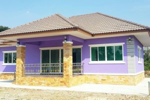 รีวิว บ้านเดี่ยวชั้นเดียว แนวทรอปิคอล 3 ห้องนอน 2 ห้องน้ำ งบประมาณ 1.5 ล้านบาท