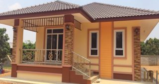รีวิว บ้านชั้นเดียว แนวร่วมสมัย พื้นที่ใช้สอย 86 ตร.ม. งบประมาณ 760,000 บาท