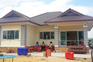 รีวิว บ้านชั้นเดียว แนวไทยประยุกต์ 3 ห้องนอน 3 ห้องน้ำ งบประมาณ 1.5 ล้านบาท