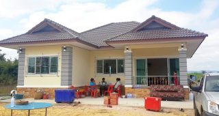 รีวิว บ้านชั้นเดียว แนวไทยประยุกต์ 3 ห้องนอน 3 ห้องน้ำ งบประมาณ 1.5 ล้านบาท