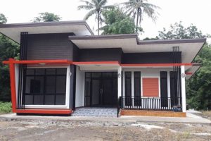 รีวิว ปลูกบ้านโมเดิร์นชั้นเดียว 3 ห้องนอน 2 ห้องน้ำ งบประมาณรวม 800,000 บาท