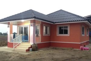 รีวิว บ้านชั้นเดียว แนวร่วมสมัย พื้นที่ใช้สอย 85 ตร.ม. งบประมาณ 850,000 บาท