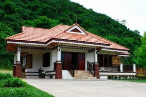 แบบบ้านชั้นเดียวไทยประยุกต์ พื้นที่ใช้สอย 120 ตร.ม. งบประมาณ 1.2 ล้านบาท