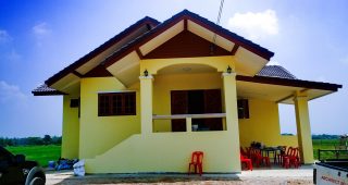 รีวิว บ้านชั้นครึ่งยกพื้น 3 ห้องนอน 2 ห้องน้ำ 1 จอดรถ งบประมาณ 800,000 บาท