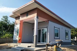 รีวิว บ้านโมเดิร์นชั้นเดียว พื้นที่ใช้สอย 56 ตร.ม. งบประมาณ 530,000 บาท