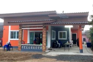 รีวิว ปลูกบ้านโมเดิร์นชั้นเดียว พื้นที่ใช้สอย 145 ตร.ม. งบประมาณ 680,000 บาท
