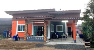 รีวิว ปลูกบ้านโมเดิร์นชั้นเดียว พื้นที่ใช้สอย 145 ตร.ม. งบประมาณ 680,000 บาท