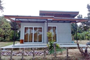 รีวิว บ้านโมเดิร์นลอฟท์ แบบเรียบง่าย พื้นที่ใช้สอย ประมาณ 50 ตร.ม. งบประมาณ 210,000 บาท