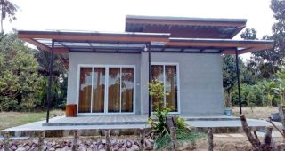 รีวิว บ้านโมเดิร์นลอฟท์ แบบเรียบง่าย พื้นที่ใช้สอย ประมาณ 50 ตร.ม. งบประมาณ 210,000 บาท