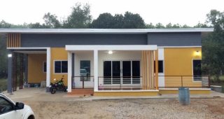 รีวิว บ้านโมเดิร์นชั้นเดียว พร้อมระเบียงกว้าง พื้นที่ใช้สอย 194 ตร.ม. งบประมาณ 900,000 บาท