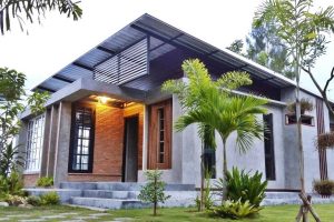 รีวิว บ้านโมเดิร์นลอฟท์ริมคลอง ทำเอง 90% ด้วยงบประมาณไม่เกิน 300,000 บาท