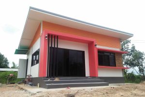 รีวิว บ้านโมเดิร์นชั้นเดียว พื้นที่ใช้สอย 53 ตร.ม. งบประมาณ 580,000 บาท