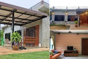 รีวิว บ้านโมเดิร์นลอฟท์ชั้นเดียว พร้อมดาดฟ้า พื้นที่ใช้สอย 66.5 ตร.ม. งบประมาณ 600,000 บาท