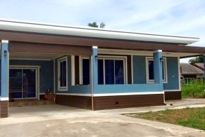 รีวิว บ้านโมเดิร์นชั้นเดียว พื้นที่ใช้สอย 105 ตร.ม. งบประมาณ 850,000 บาท
