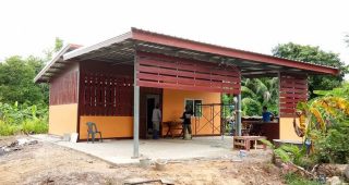 รีวิว บ้านชั้นเดียวสไตล์ชนบท พื้นที่ใช้สอย 40 ตร.ม. งบประมาณ 200,000 บาท