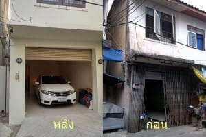 รีโนเวท บูรณะห้องแถวเก่าเก็บ เปลี่ยนสภาพจนไม่เหลือเค้าเดิม