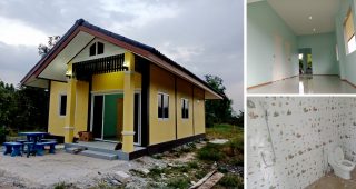 รีวิว บ้านชั้นเดียว สไตล์ชนบท 2 ห้องนอน 1 ห้องน้ำ งบประมาณ 560,000 บาท