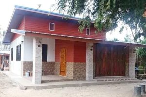 รีวิว บ้านโมเดิร์นชั้นเดียว หลังคาเพิงแหงน พื้นที่ใช้สอย 100 ตร.ม. งบประมาณ 430,000 บาท