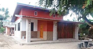 รีวิว บ้านโมเดิร์นชั้นเดียว หลังคาเพิงแหงน พื้นที่ใช้สอย 100 ตร.ม. งบประมาณ 430,000 บาท